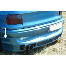Opel Astra F (94-98) hečbeka aizmugurējā bampera uzlika